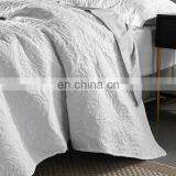 High Quality Beauty Designs African India Turkish Egyptian Double White 3Pcs Cooling Bedspread Set With Pillowcase thumbnail-4