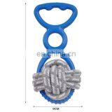 JIANICAT TPR Cotton Rope Chew Pet Dog Ball Toy thumbnail-2