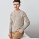 Mens Round Collar Pure Knitted Wool Wholesale Cashmere Sweater Jumper