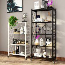 Custom Black Rack Metal Wall Spice Rack Vegetable Rack For Kitchen