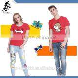 Lover Couples t Shirt With Customized Printing in 100% Carted Cotton Material thumbnail-2