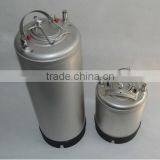 Stainless Steel 304 Ball Lock Cornelius Style Beer Keg - 12 Litre/3Gallon, Lid With Pressure Relief Valve, New, Homebrewing