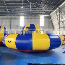 Cheap inflatable sports challenge games water ring inflatable disco boat
