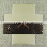 Wholesale Brown Pocket Traditional Nice Indian Wedding Invitation Card