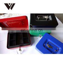 Selling Well All Over the World Metal Cash Box With Lock Metal Money Box