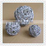 2013 decorative silver rattan ball