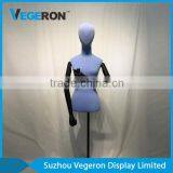 Half Body Torso Mannequin With Wooden Flexible Arm thumbnail-3
