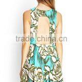 2015 China Manufacturer Customized the Latest Design Rose Skater Elegant Dress thumbnail-3