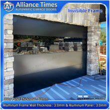 Frameless Aluminum Flush Panels Sectional Garage Doors thumbnail-1