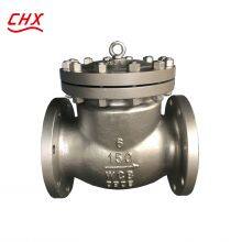 API600 Stainless Steel A216 Wcb Pn25 150# Dn100 ANSI Swing Check Valve Non Return Valve Price for Water System thumbnail-1