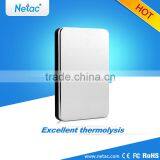 Netac silver new design external hard drive 1tb hdd