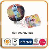 Cute Small Metal Tin Round Box