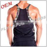 2016 Hot Sale Slim Fit Camo Singlet for Men in Dongguan Professional Manufacturer thumbnail-6
