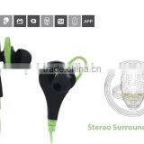 Bluetooth Noise Cancelling Headphone it is In-ear Earphone With Flat Cable thumbnail-1