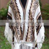 ALPACA WOOL NATURAL COLOR RUANA