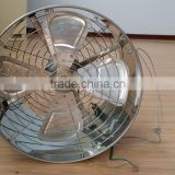 Stainless steel greenhouse air circulation fan