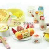 Food Pretend Play Toys Breakfast Set Bread Toys for Preschool thumbnail-2