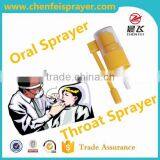 Custom plastic hand oral spray pressure pump fine mist sprayer in any color can be custom with ribbed closure