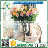Greenflower 2016 Wholesale Real Touch Latex PU Gemstone Rose China Artificial Flowers Rose for Wedding Decoration thumbnail-1