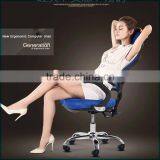 Hot Sale Black Ergonomic Mesh Office Chair With Adjustable Headrest J18 Quality Choice thumbnail-3