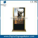 Shopping Mall Advertising Marketing 55 Inch Free Standing Lcd Video Display Kiosk