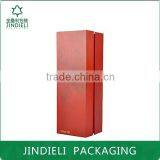 Printing Paper Red Single Bottle Wine Box Packaging