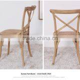 Nature Wood Cross x Back Dining Chair thumbnail-2