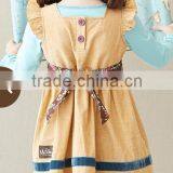 New Style Children's Autumn Long Dress With Silk Ribbon Casual Dresses thumbnail-2