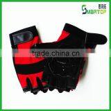 China Competive Price Red Fingerless Sports Bicycle Gloves thumbnail-5