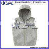Girl's French Terry Vest With Hood thumbnail-1