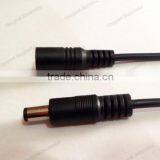 UL2464 Black Moulded Power Extension Cables DC 5.5 Connector Male to Female DC Cable Assembly thumbnail-2