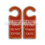 Custom Print Fancy Plaque Diy Iron Wreath Door Hanger thumbnail-2