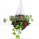 Latest vibrant New product hanging baskets artificial flower basket decoration