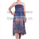 2123 Rayon MandalaTube Dress rayon dress dresses Smoke Vestido Ropa Garments Manufacturer Jaipur India sun summer dress