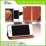 High Quality Flip Phone Protective Case Cross Pattern Cover Wallet Case for Iphone 5 5S SE With Card Slot thumbnail-1