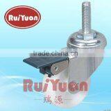 Nylon Threaded Stem Brake Plastic Pedal Caster thumbnail-1