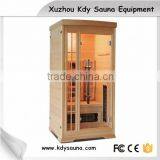 Wholesale Cheap Luxury Dry and Wet Freestanding Far Infrared Home Sauna for Sale thumbnail-1