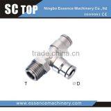 MPH Brass Connection Pneumatic Elbow Hose Connector Quick Push in Air Fittings thumbnail-3
