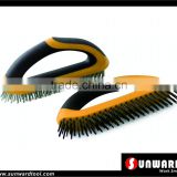 Soft Grip D-shape Handle Wire Brush