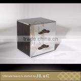 AB07-3 Nightstand With Stainless Steel Front Plate and Wooden Puller in Bedroom From JL&C Furniture Lastest Designs 2016 thumbnail-1