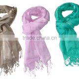 Cotton Silk Shawls and Stoles thumbnail-1