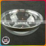 Sliver Rim Clear Disposable Plastic Salad Bowl thumbnail-1