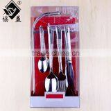 Newest 18/0 Hot-sale Stainless Steel Hanging Cutlery Set