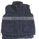 Mens Black Padding Vest thumbnail-1