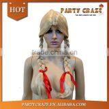 Yellow School Girl Halloween Wig thumbnail-1