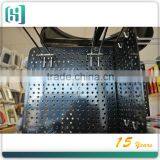 Rotating Display Stand for Mobile Accessories Folding 4 Panel Pegboard Display Unit Cell Phone Case Spinner Rack With Hooks thumbnail-6