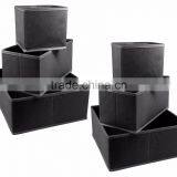 Closet / Dresser Storage Drawer Organizer Basket for Bras, Socks, Underwear, Tie, Scarves, Gloves and More - 6 Piece thumbnail-2