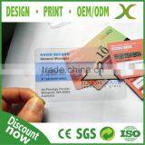 Free Design~~!! High Transparency Material Plastic Card; Transparent Business Card