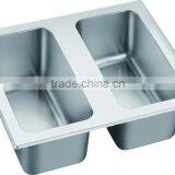 Stainless Steel Kitchen Gastronorm Containers GR-503-2