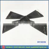 Black Color TPU Flip Flops Shoes Vamp Decorative Shoe Clips (HT1022B) thumbnail-1